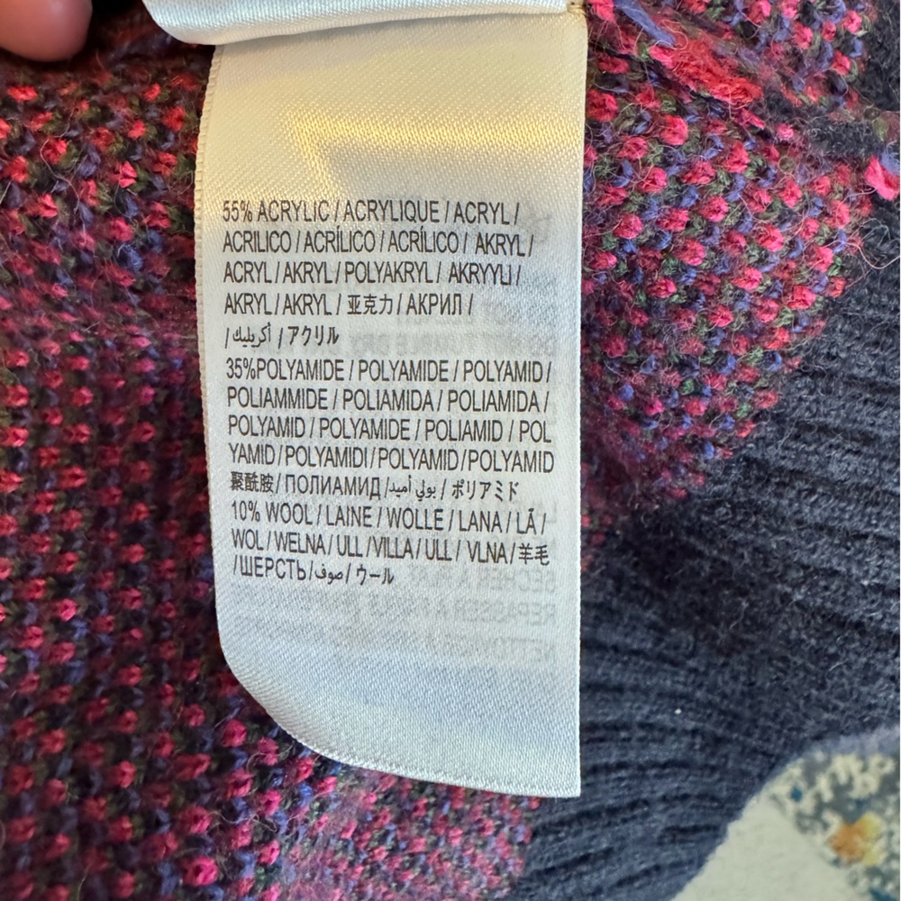 Colorful Heart Patterned Women's Sweater - Picture 12 of 15